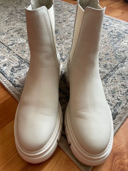 Ghete dama chelsea piele