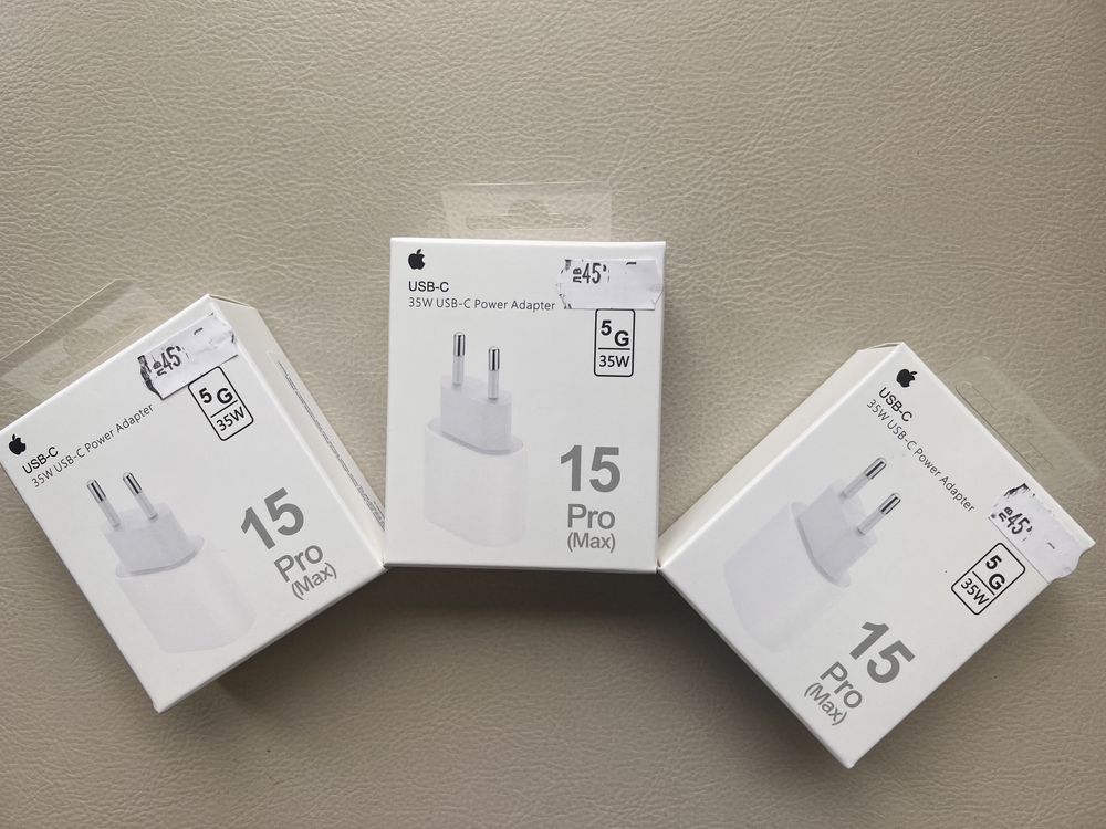 35W зарядно за Apple 15 Pro/15 Pro Max