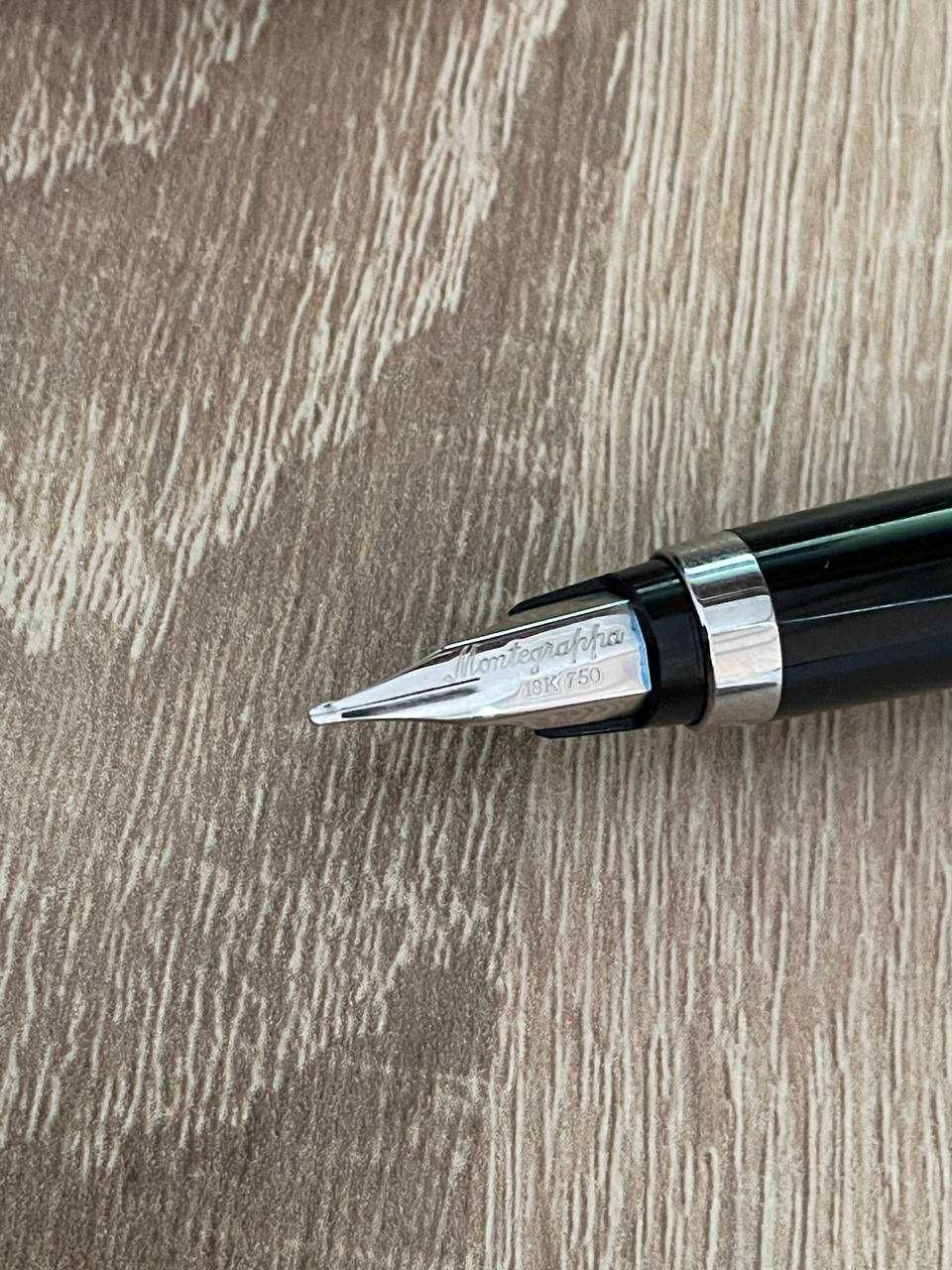 перьевая ручка Montegrappa NeroUno перо белое золото 18K 750