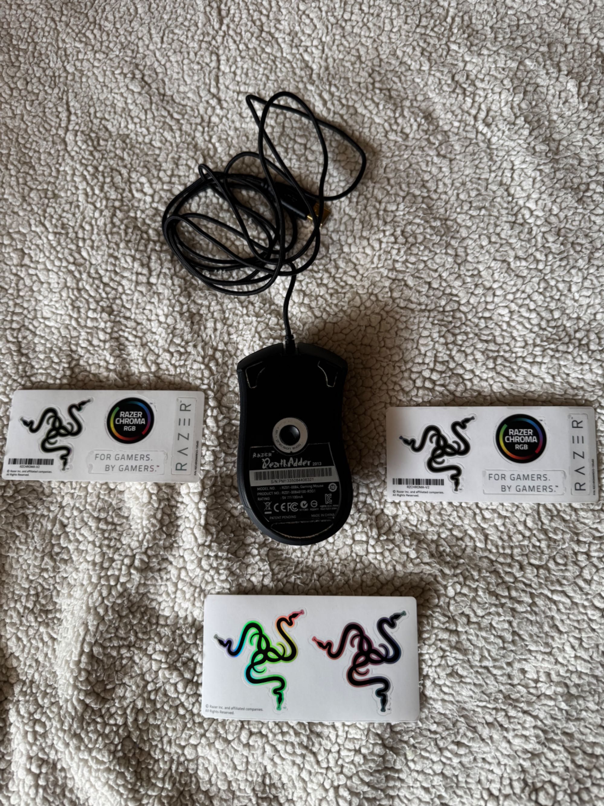 Razer Black Widow Mechanical Keyboard + Kraken X + Deathadder Elite