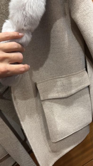 Zima atelier - палто с естествен косъм от чинчила