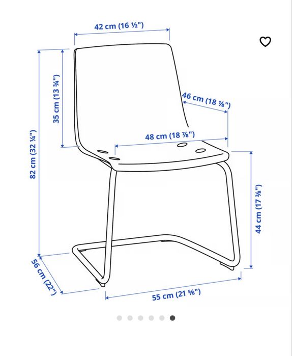 Scaun modern transparent