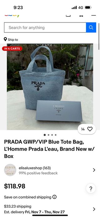 Нова сламена оригинална чанта Prada