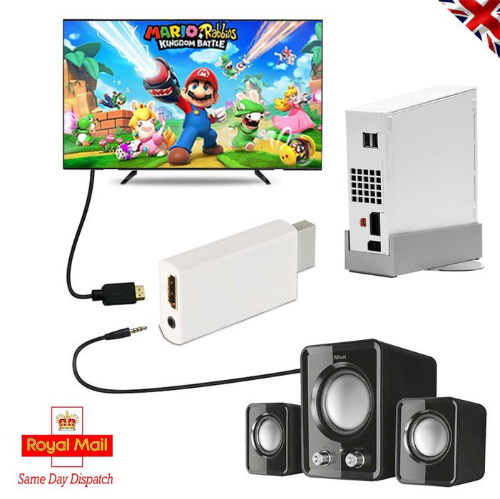 Wii to HDMI convertor - full HD 1080p/adaptor Wii to HDMI - produs nou