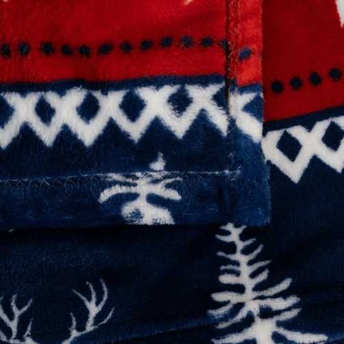 Коледно одеяло с 2 калъфки за възглавници - 160x200 см