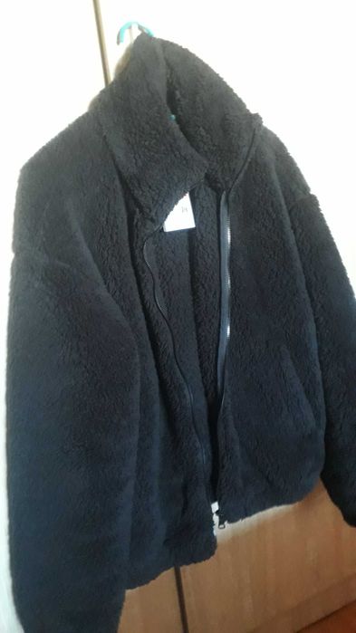 Geaca M-L imitatie blanaH&M