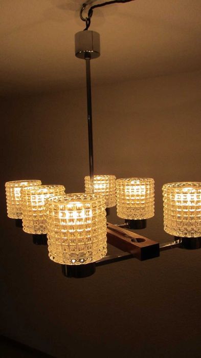 Висяща винтидж лампа Kaiser Leuchten, модел 42420/061 (60-те години)