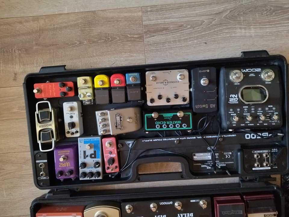 31 педала Ehx, Digitech, Tone city, два борда , някои нови за китара