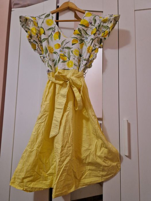 Рокля с лимони vintage