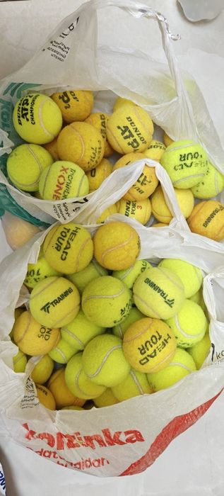 Теннисные мячи б/у