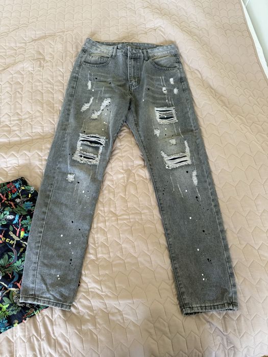 Blugi Slim Fit Rupti 32