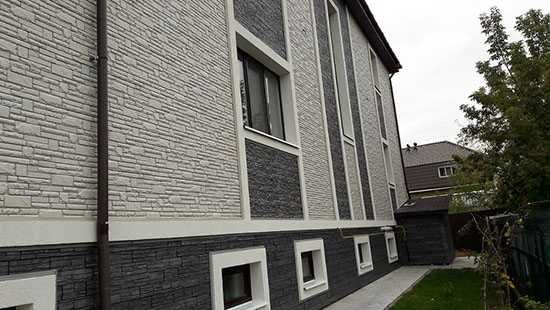 Фасадные панели, сайдинг под кирпич. Сайдинг под камень.