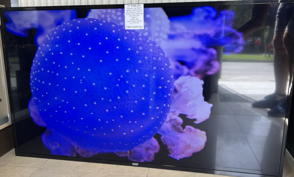 Amanet Royal CB: Tv Smart 4k 139cm Philips fara picioare