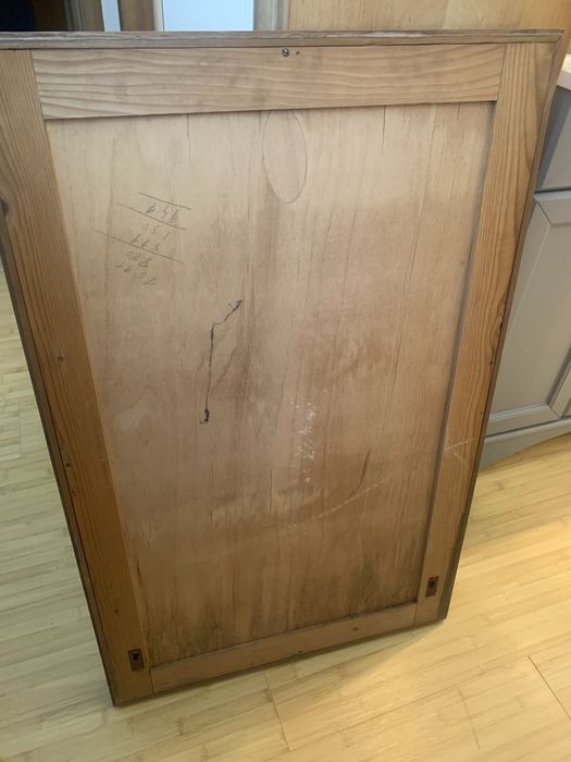 Oglinda cu rama lemn natur