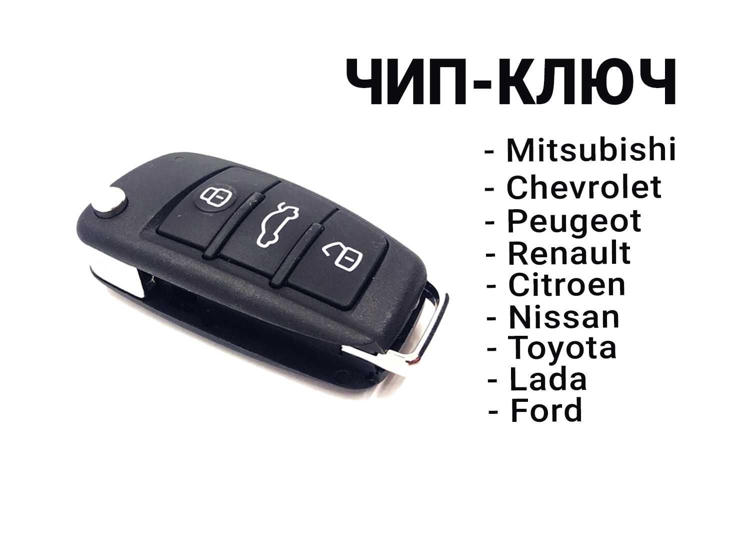Автомобильные ключи для всех популярных марок