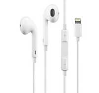 Слушалки Apple EarPods lightning connector, кабелни слушалки