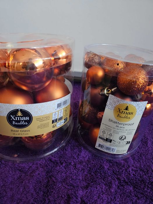 Globuri cărămizii  51 bucati sticla