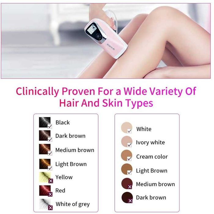 VEME IPL Epilator Permanent definitiv cu 500000 pulsatii - Nou