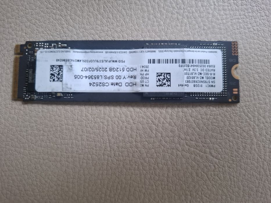 Хард диск SSD NVMe 512GB Samsumg