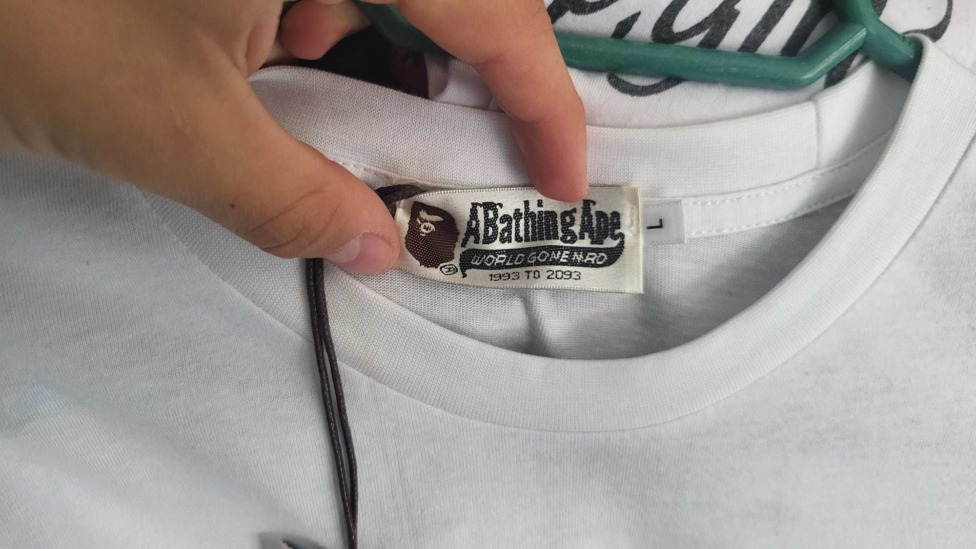 Tricou Abathing Ape Alb