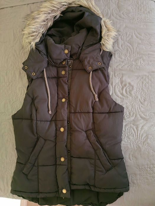 Зимно елече с качулка за момичета