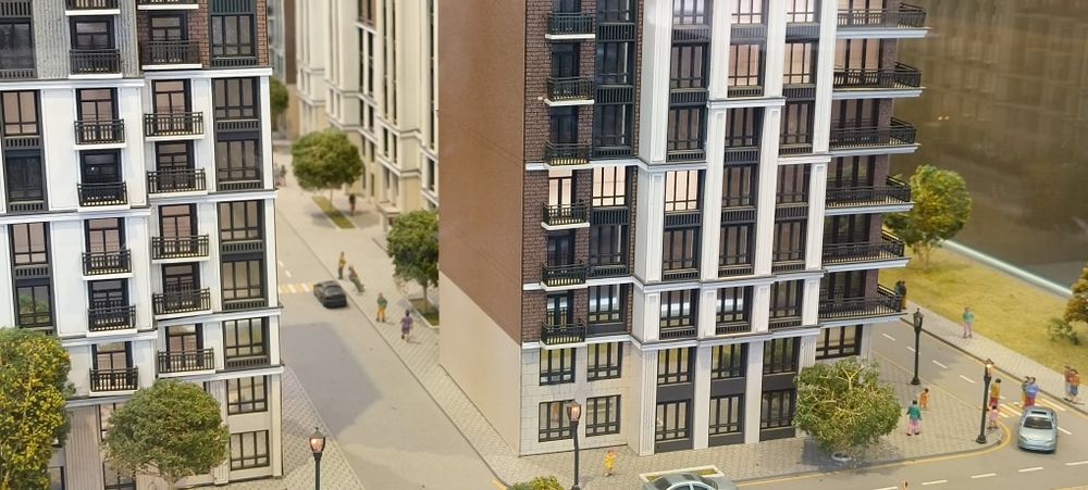 ЖК Кох Ота, Себзар, 2х комнатная, 5 этаж - 12 этажка, 59 м2