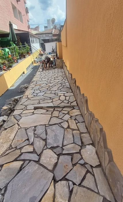 Piatră naturală decorativă diferite nuanțe