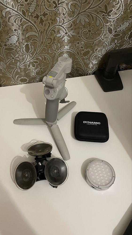 Свет, cpl фильтр dynamic, стаблизатор dji osmo 4, тройная присоска
