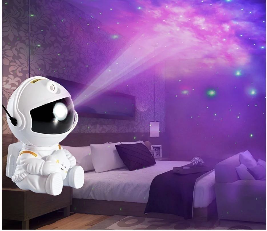 Астронафт звездное небо Луна проектор светильник для детей