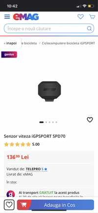 Senzor viteza iGPSPORT SPD70