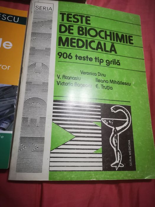 Carti de medicina, laborator, biochimie medicala, hematologie.