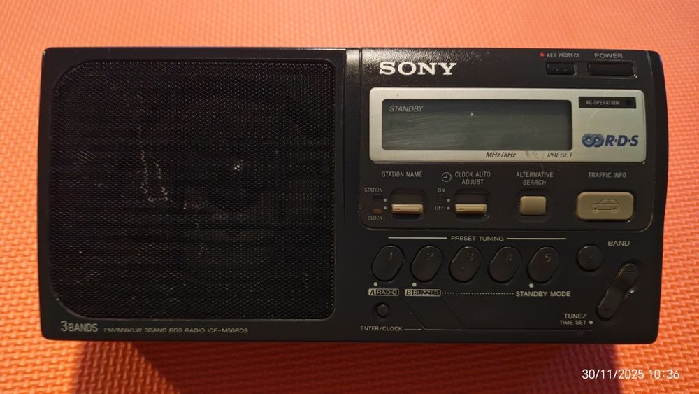 Radio Sony ICF-M50RDS defect