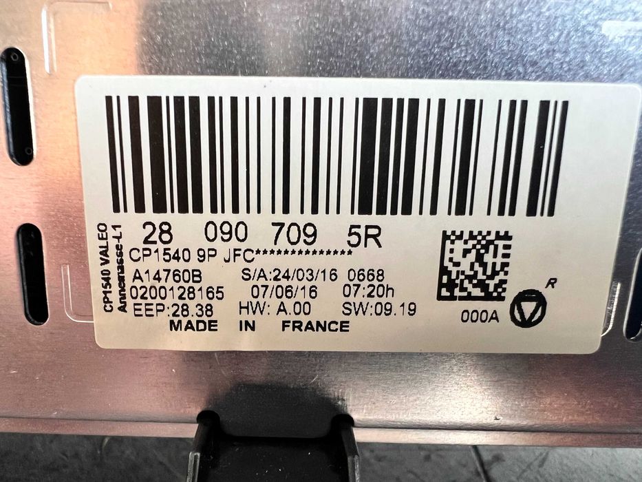 Display navigatie Renault Espace 2015-2022 280907095R