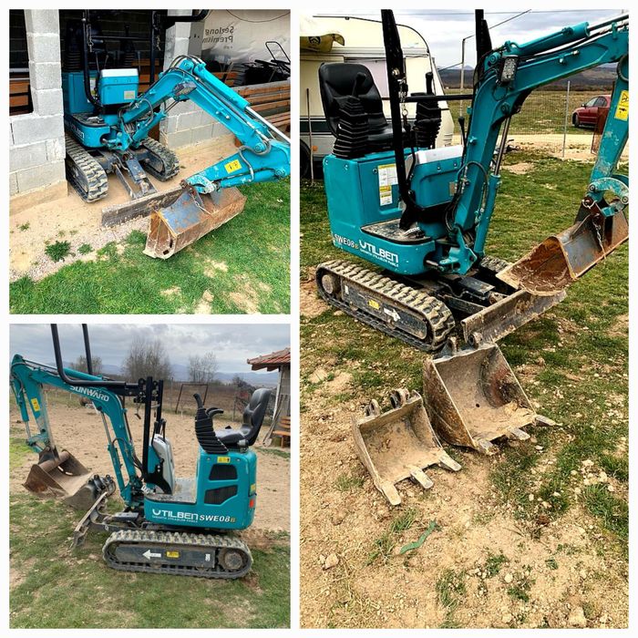 Miniexcavator sunward 1t