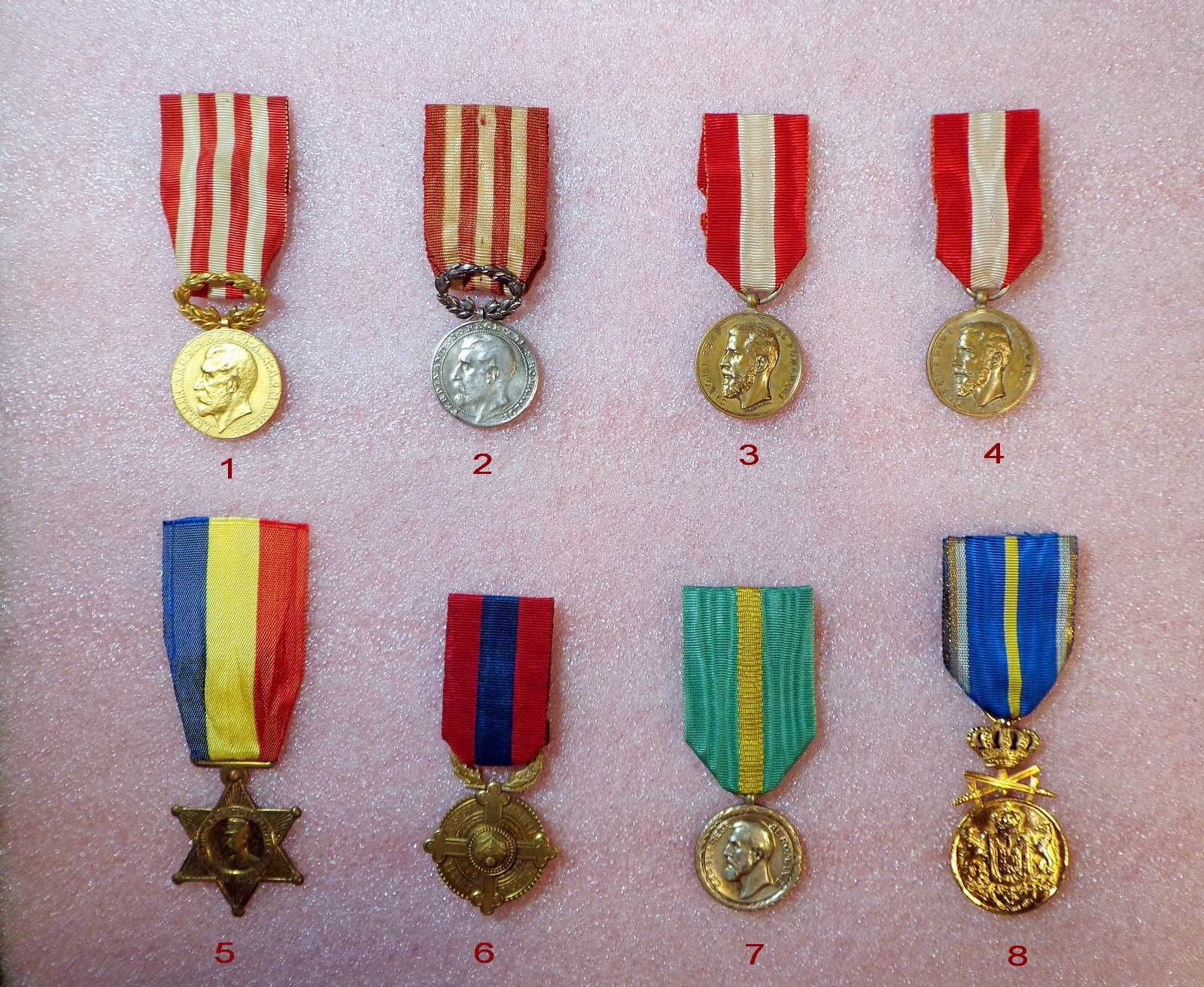 DECORATII-Ordine-Medalii-Cruci-REGALISTE-Rege Carol-Ferdinand-Mihai I