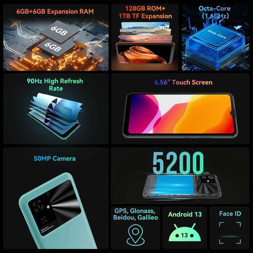 Cubot note21/12GB 128GB 1TB/