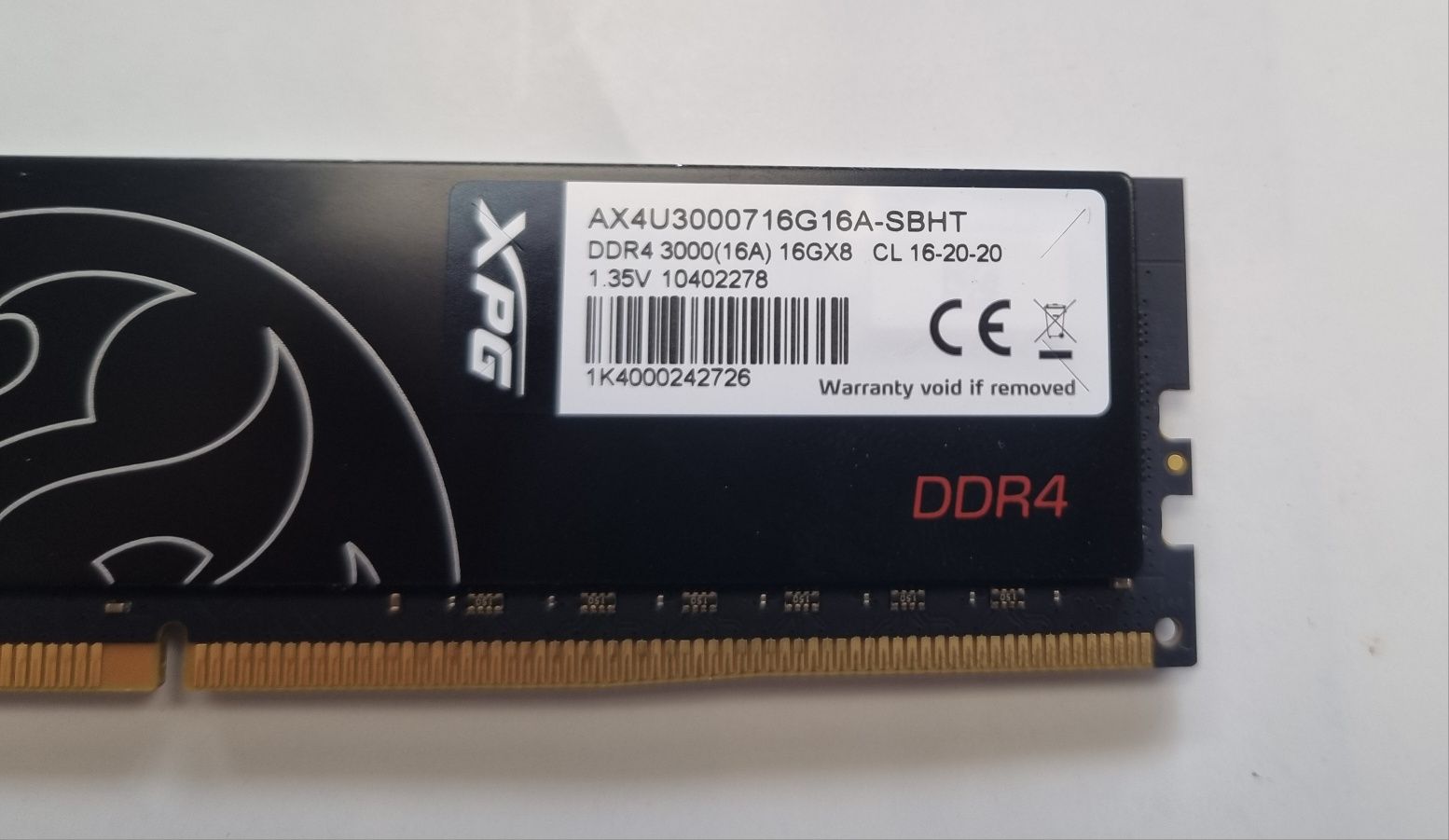 РАМ Памет ADATA XPG Hunter 16GB DDR4 3000MHz