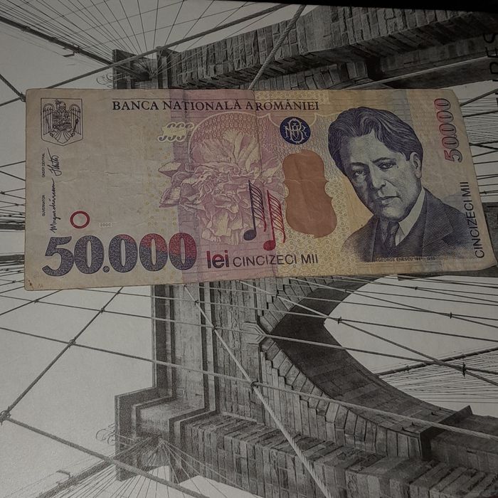 Vând bancnotă de 50.000 mii lei!