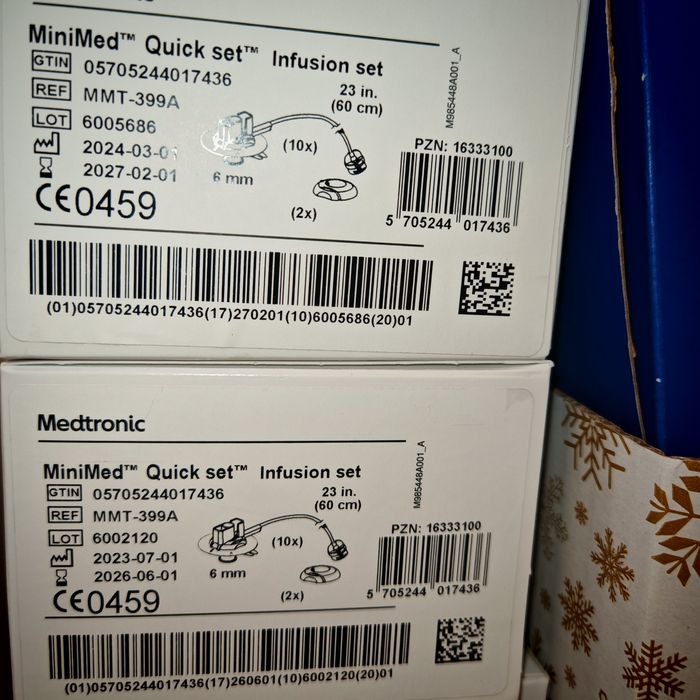 Kit complet Medtronic Quick set 6 mm+rezervoare+ dextroză
