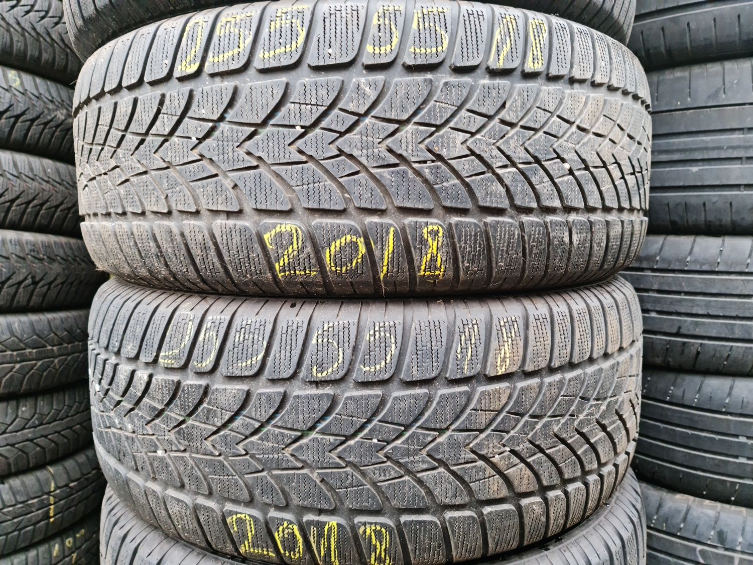 255/55/18"Set 4 buc, Dunlop dot 2018,anv Iarnă. 150 lei/buc