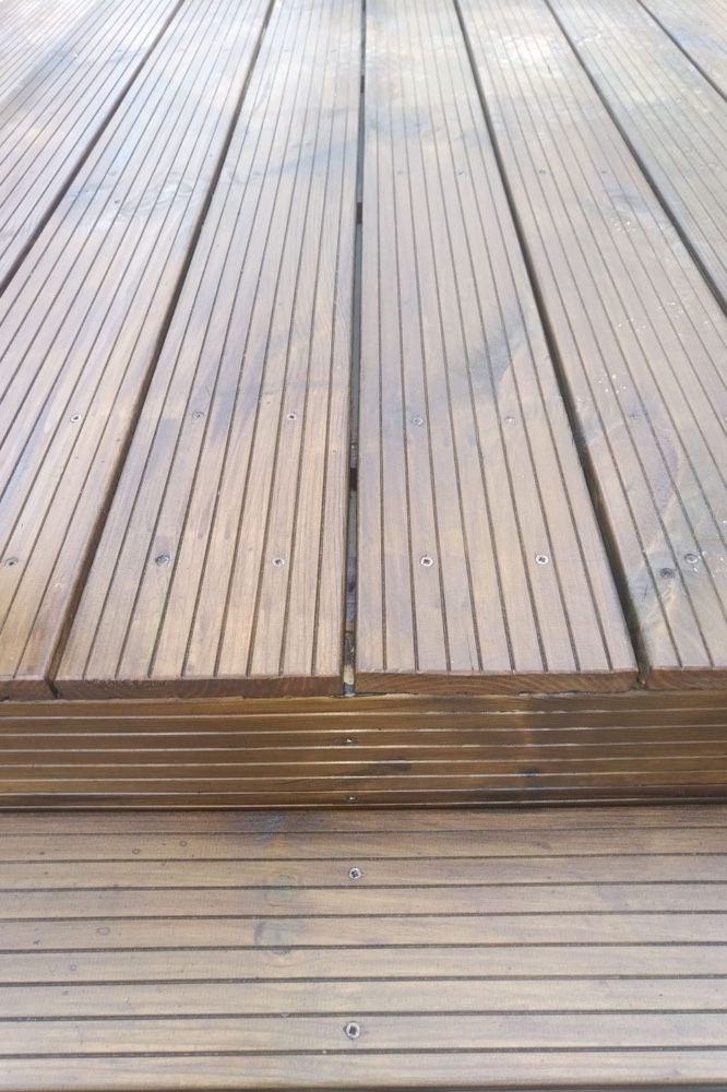 Deck terasa lemn pin nordic dușumea lamela exterior impregnat decking