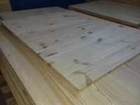 Blat din lemn de pin lamela continua. Grosimi disponibile 20,30,40 mm