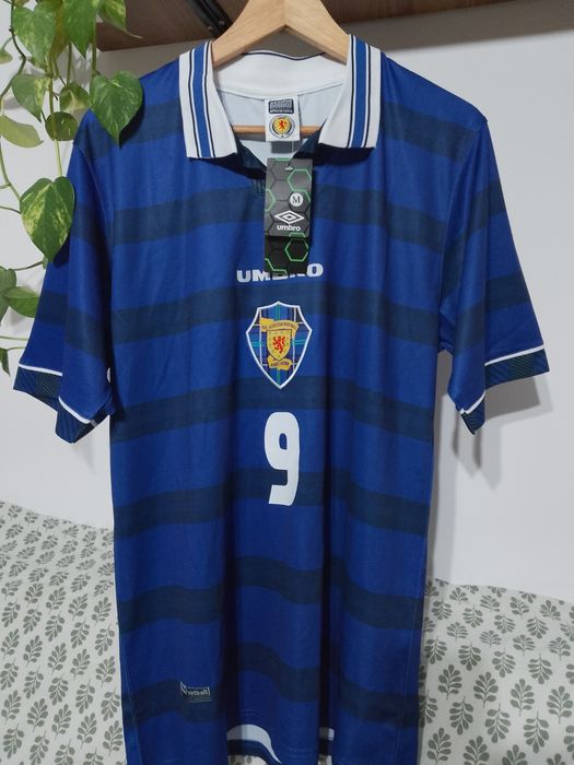 Tricou Fotbal Scotia 1998 Remake #9 McStay Marime M