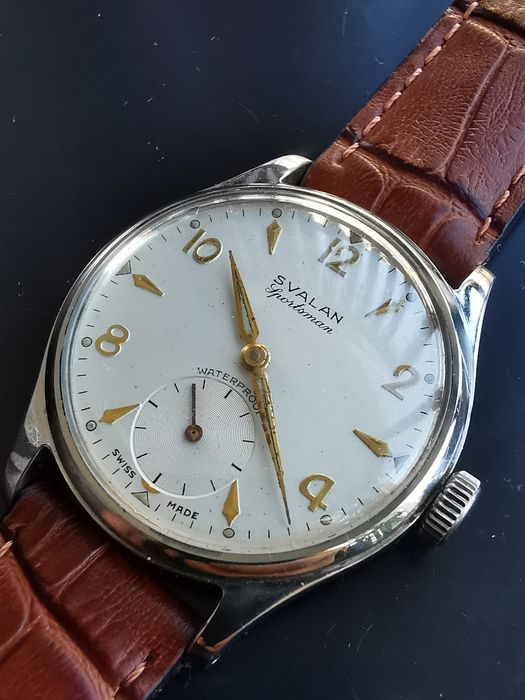 Ceas Svalan Sportsman Int. Manuala Oțel - Funcționează excelent!