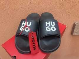 Papuci Hugo Boss originali noi slapi HB