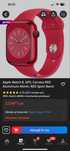 Apple watch 8 45 mm red