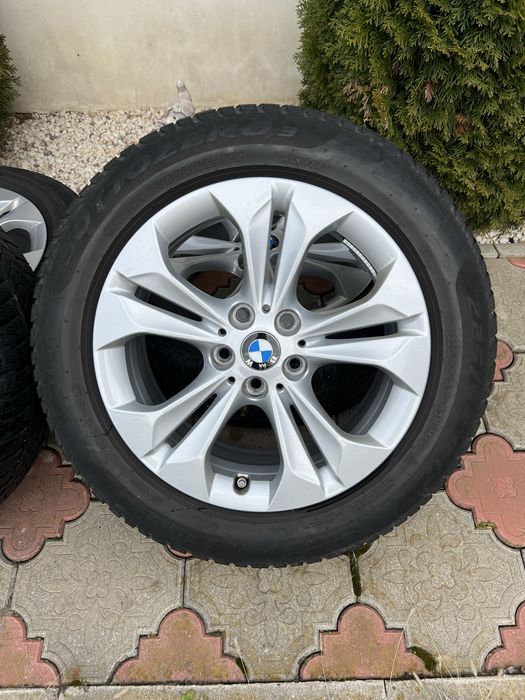 Jante BMW r17 + cauciucuri PIRELLI iarna - stare ireprosabila