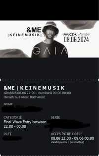 Bilet Gaia Keinemusik &me