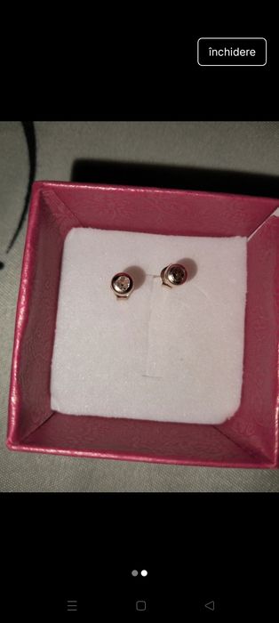 Vând cercei aur 585