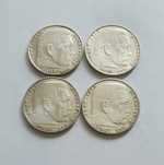 Set monede 2 marci, argint, Germania nazista